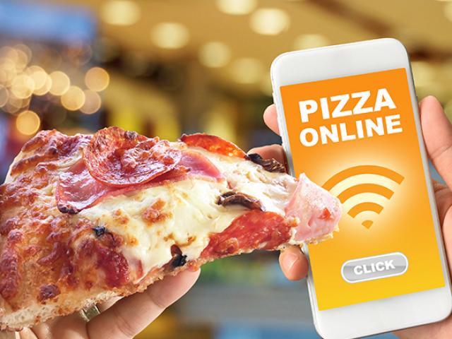 Pizza en click and collect